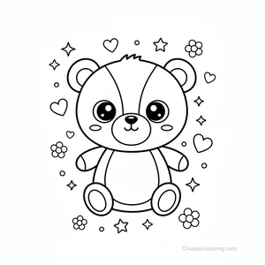 Ourson Kawaii en Peluche #12