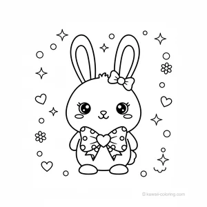 Lapin Kawaii Noeud Papillon #5