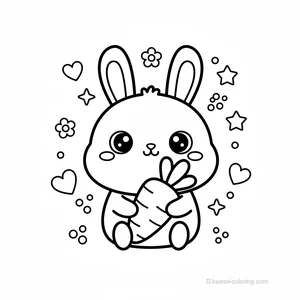 Lapin Kawaii avec Carotte #6