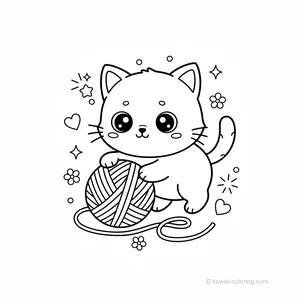 Chaton Kawaii Joueur #10