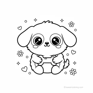 Chien Kawaii avec Os #2