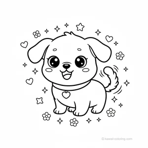 Chiot Kawaii Joyeux #9