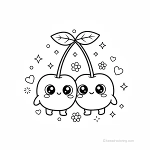 Cerises Kawaii Jumelles #4