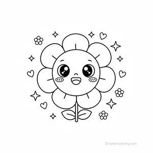 Fleur Souriante Kawaii #10