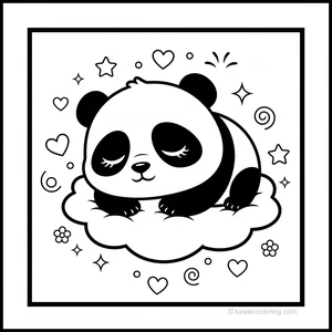 Panda Chibi Endormi #8