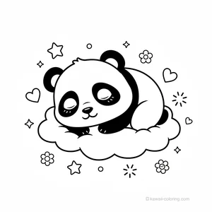 Panda Chibi Endormi #17