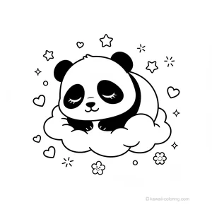 Panda Chibi Endormi #3