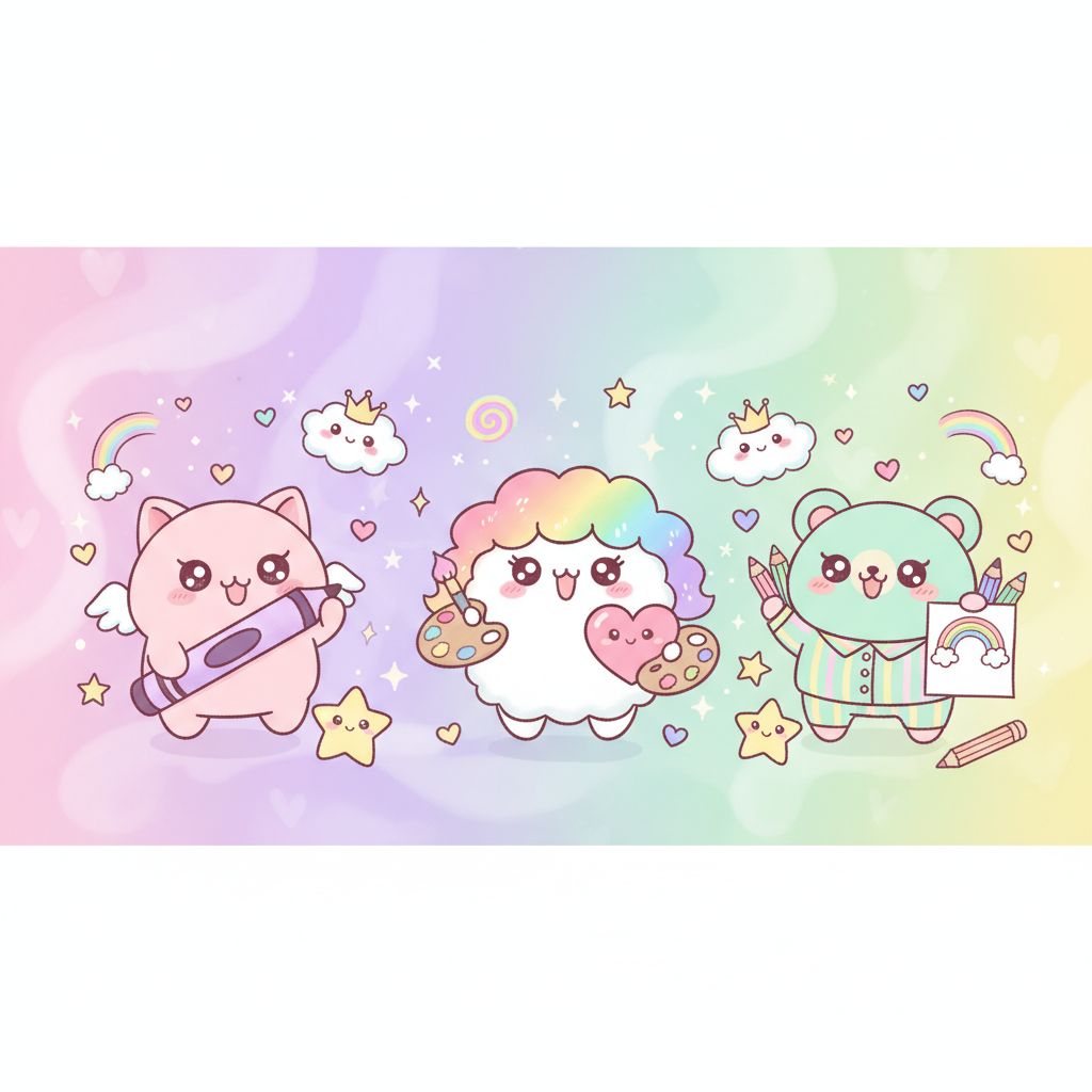 Colorier dessins kawaii Guide facile et mignon pour débutants