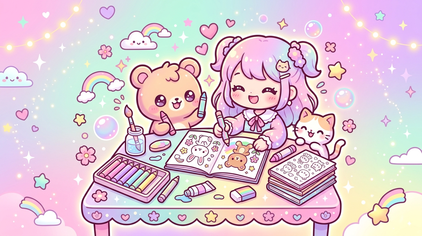 Apprendre à colorier des dessins kawaii guide facile et fun