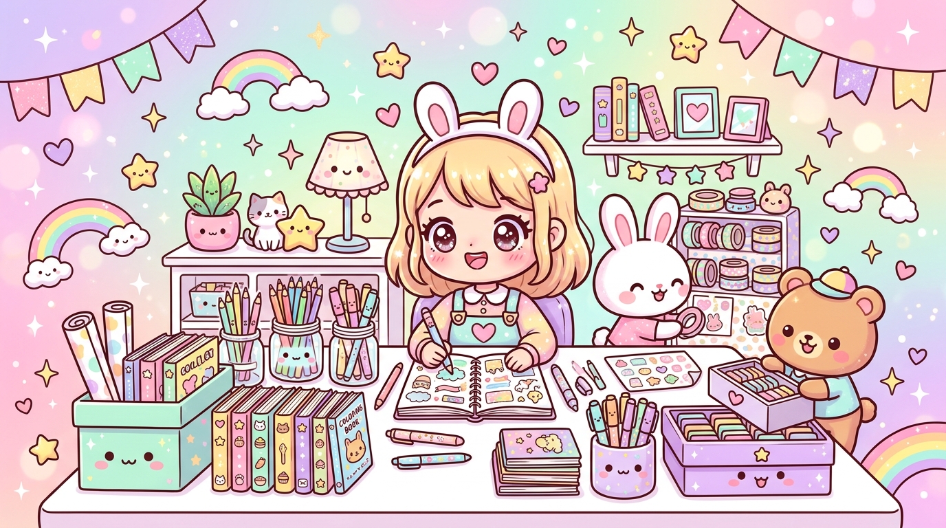 Comment organiser ses coloriages kawaii avec style et astuces