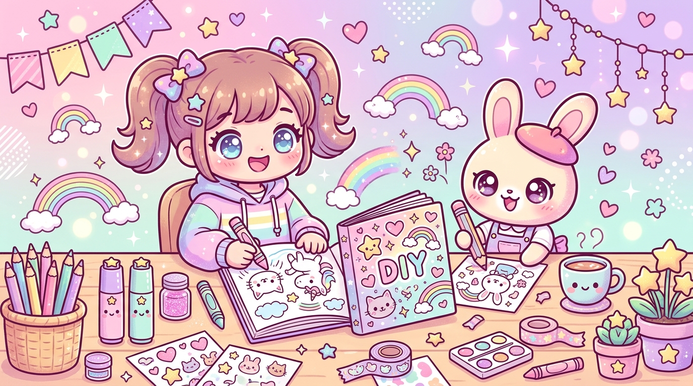 Créez votre livre coloriage kawaii unique : le guide DIY