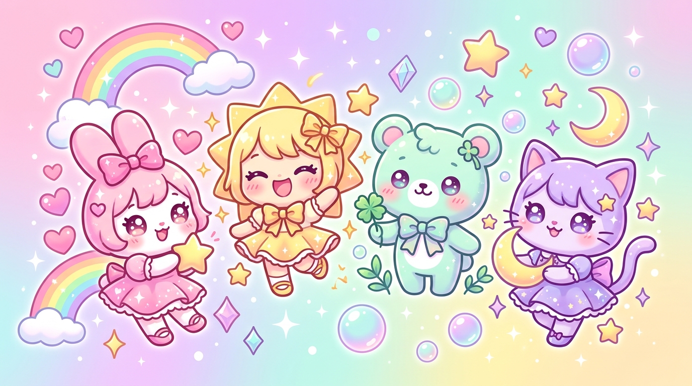 Psychologie des couleurs kawaii : créez une ambiance magique