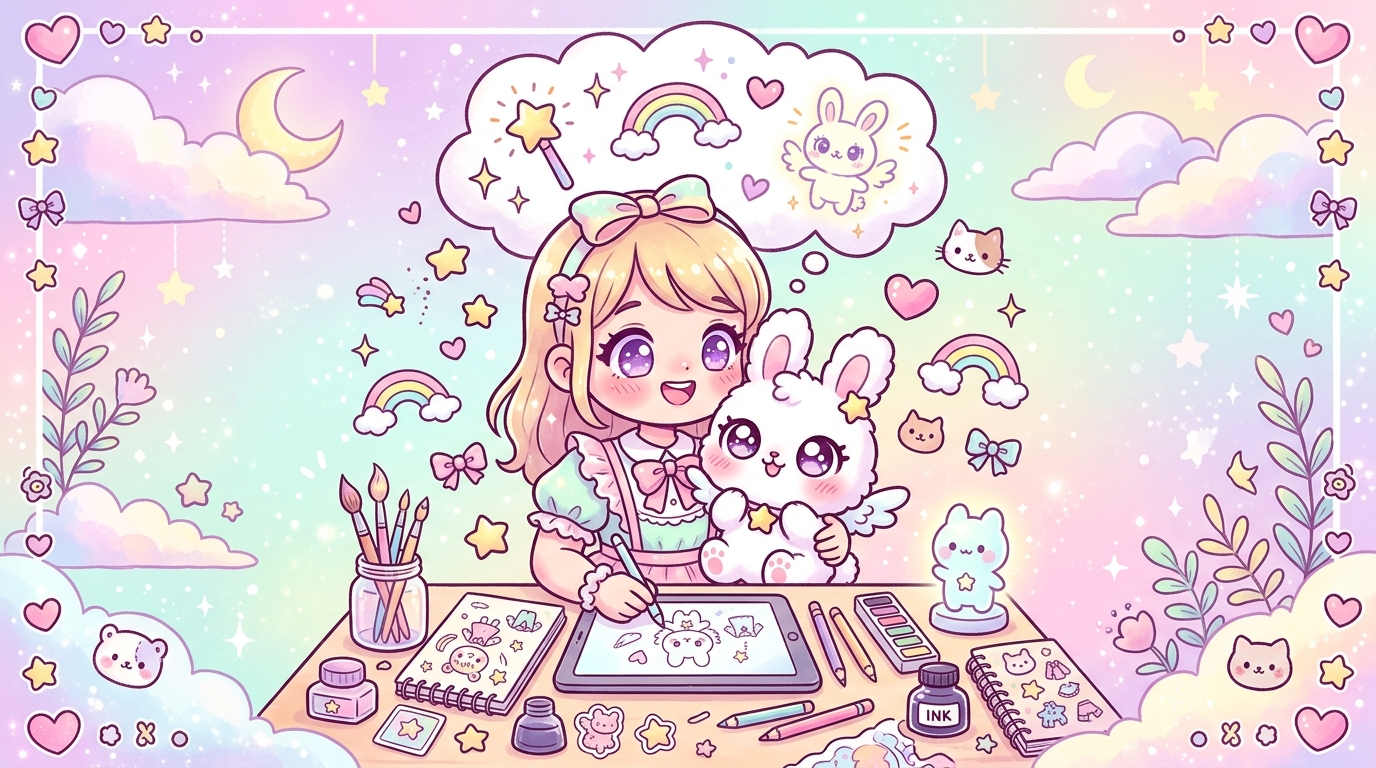 Crée ton personnage mascotte kawaii unique et irrésistible