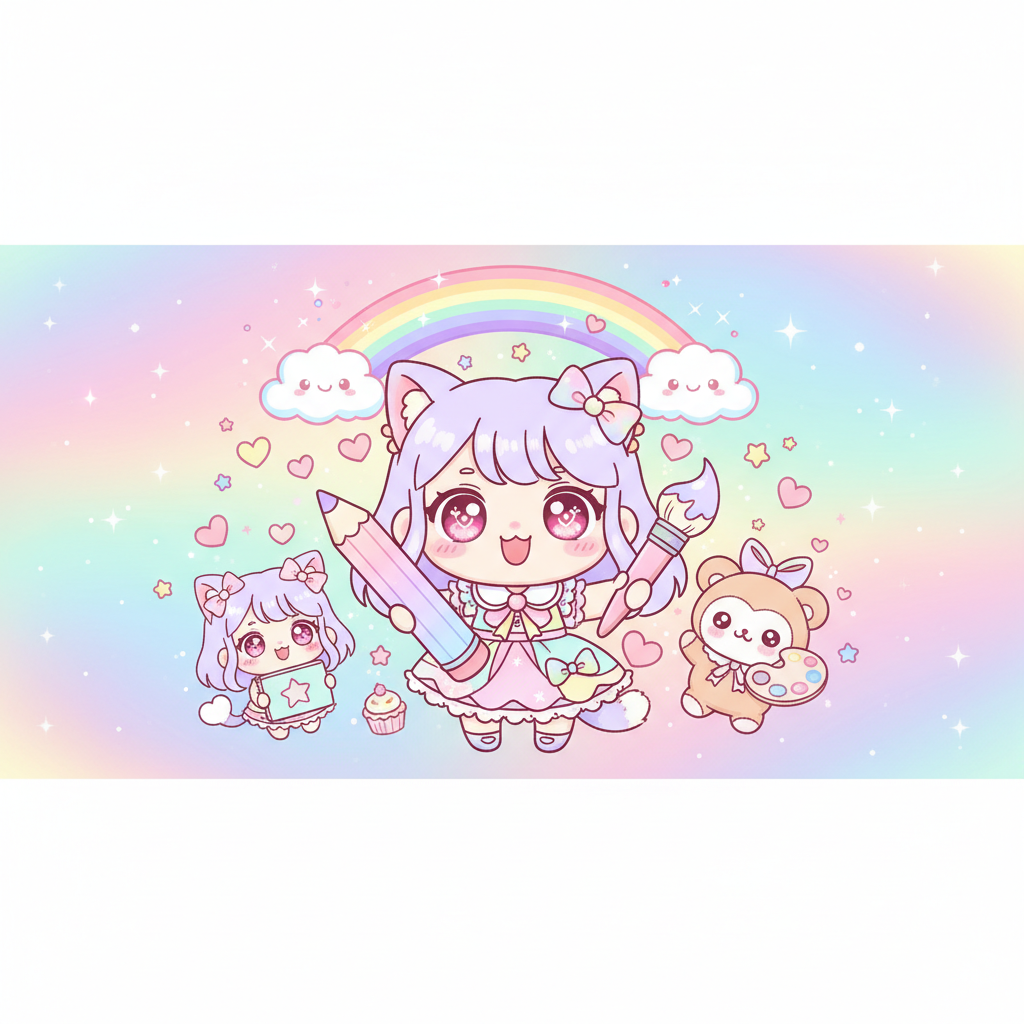 Dessiner personnage kawaii : Guide facile & adorable