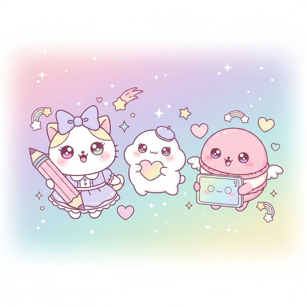 Dessiner personnage kawaii Facile Guide mignon pour débutants