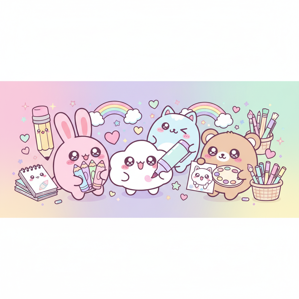 Matériel Coloriage Kawaii : Le Guide Ultime Tout Mignon