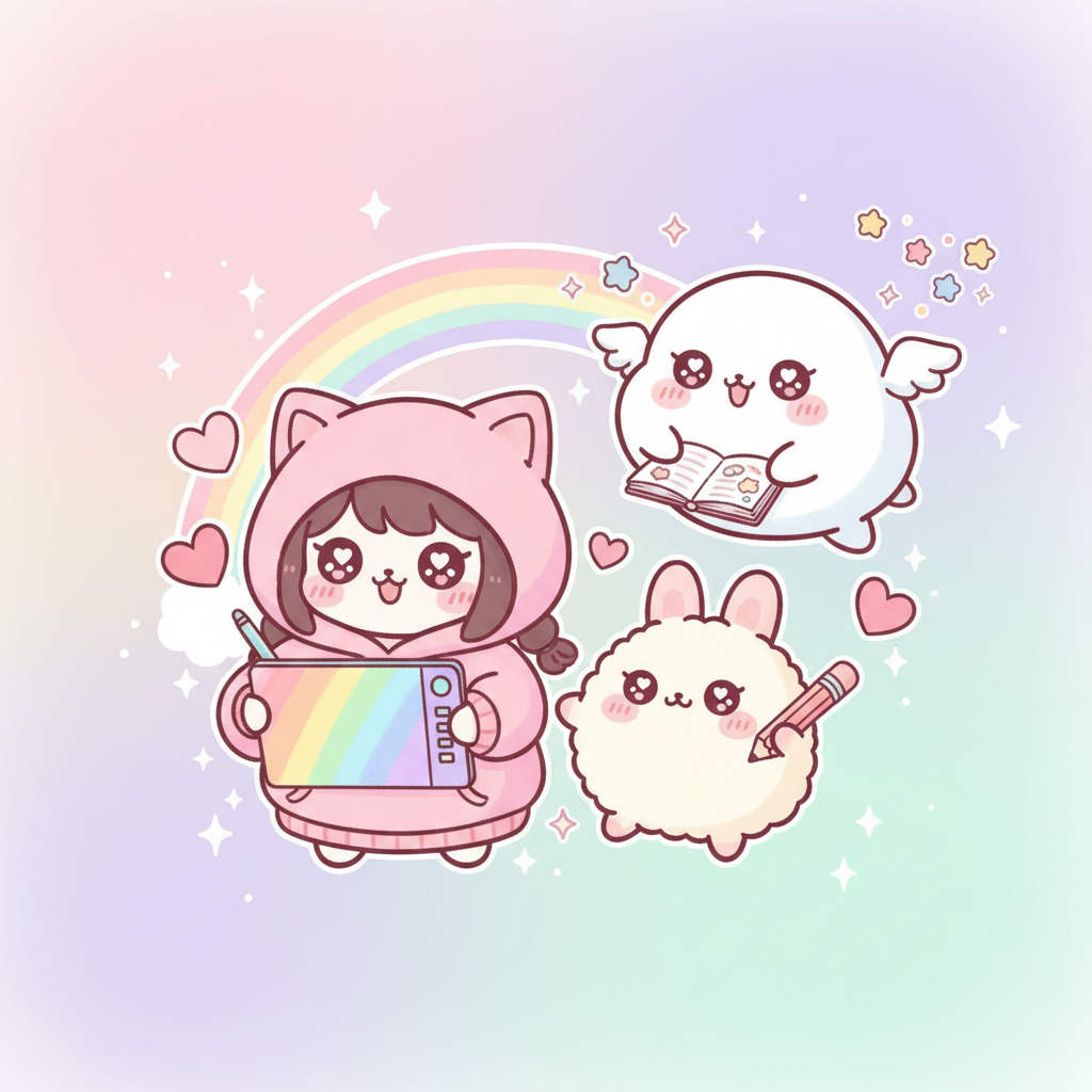 Dessiner personnages kawaii Facile Guide étape par étape