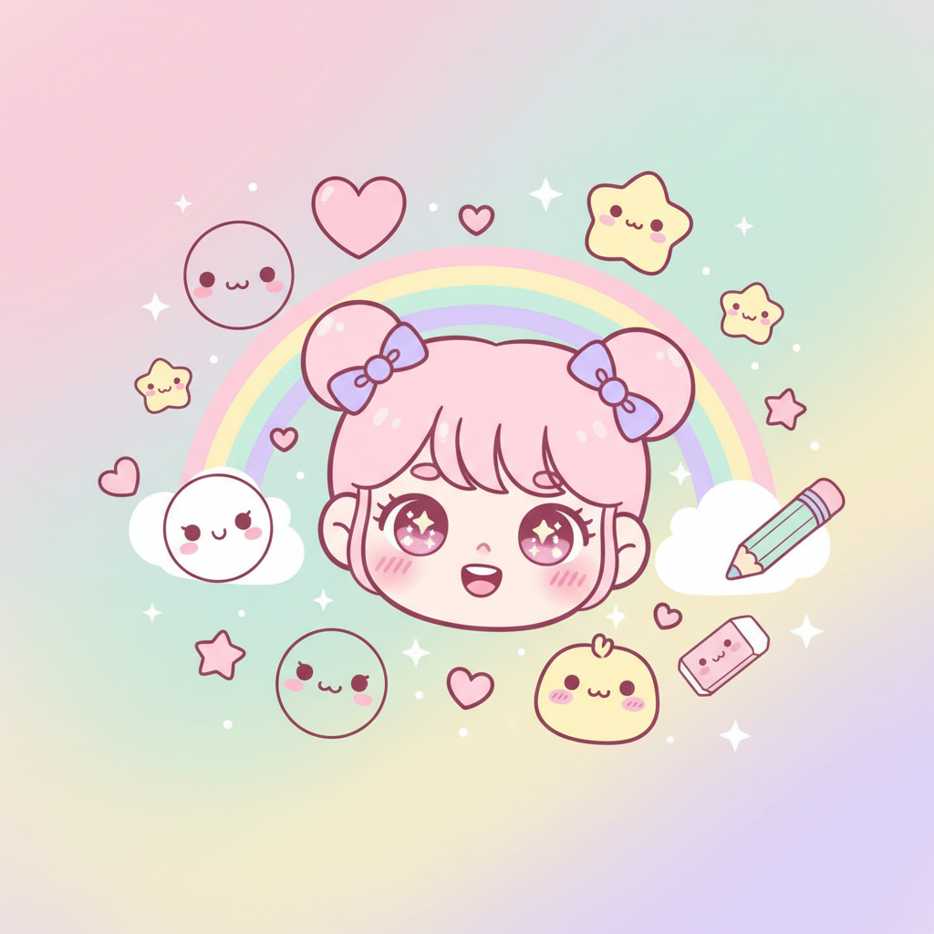 Dessiner Visage Kawaii Facile : Guide Pas à Pas Adorable