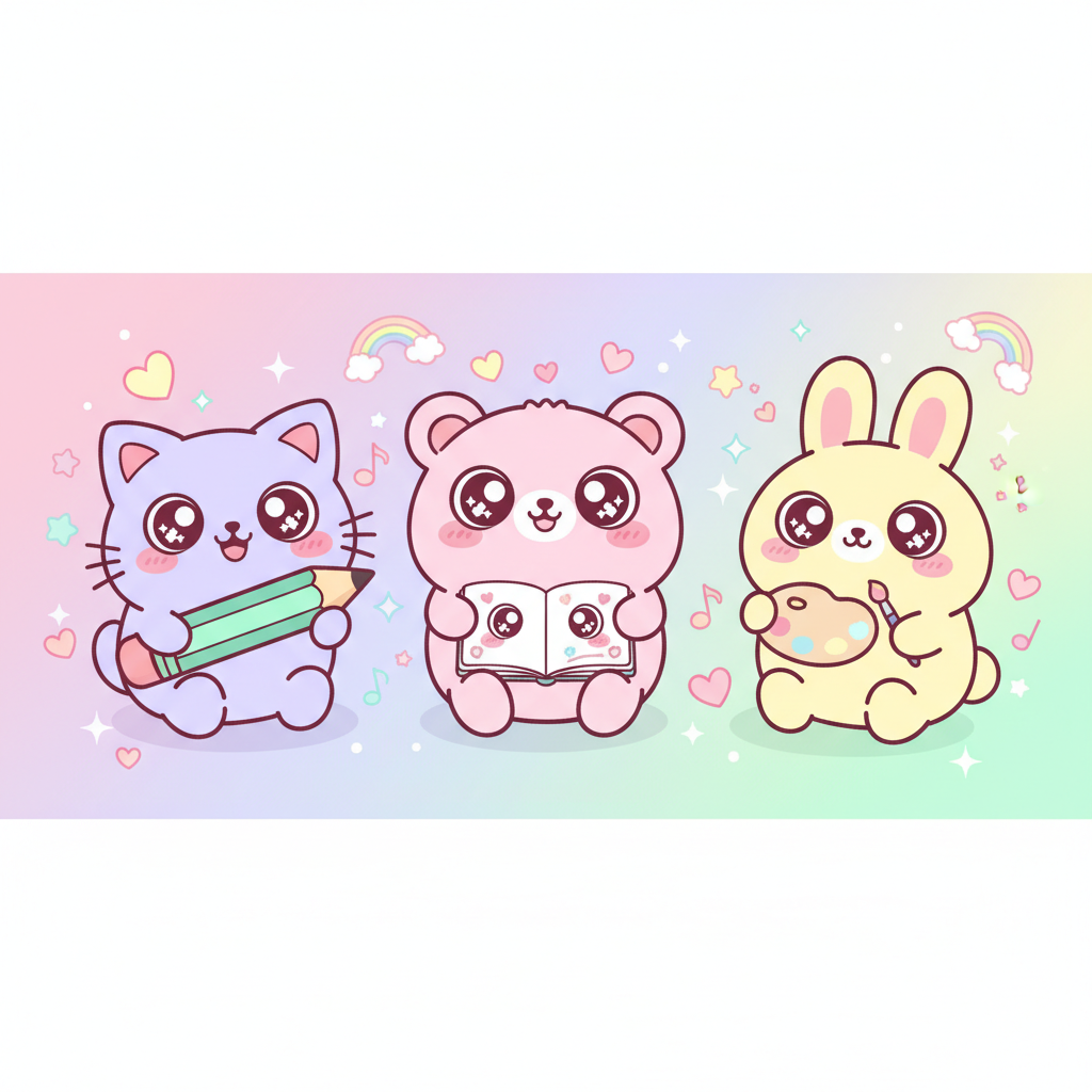 Colorier yeux kawaii : Guide mignon pour un regard adorable