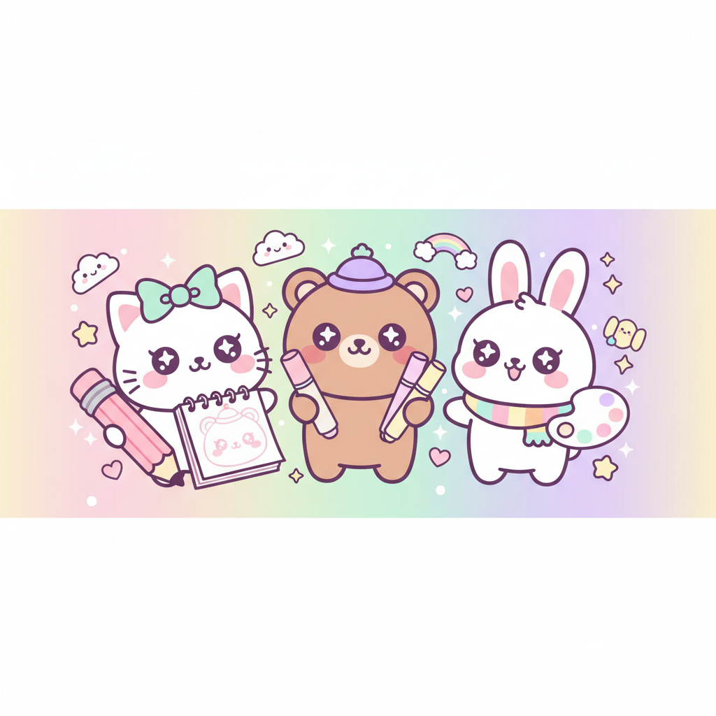 Visages Kawaii à Dessiner Facilement : Le Guide Mignon !