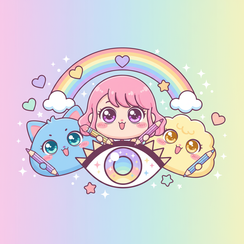 Ojos Kawaii para Colorear: ¡Aprende a colorearlos como un profesional!