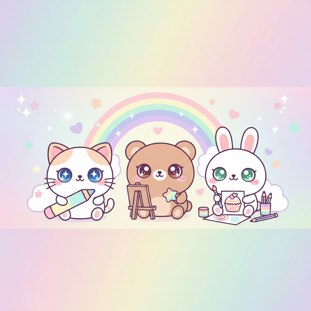 Coloring Kawaii Drawings: The Adorable Beginner's Guide