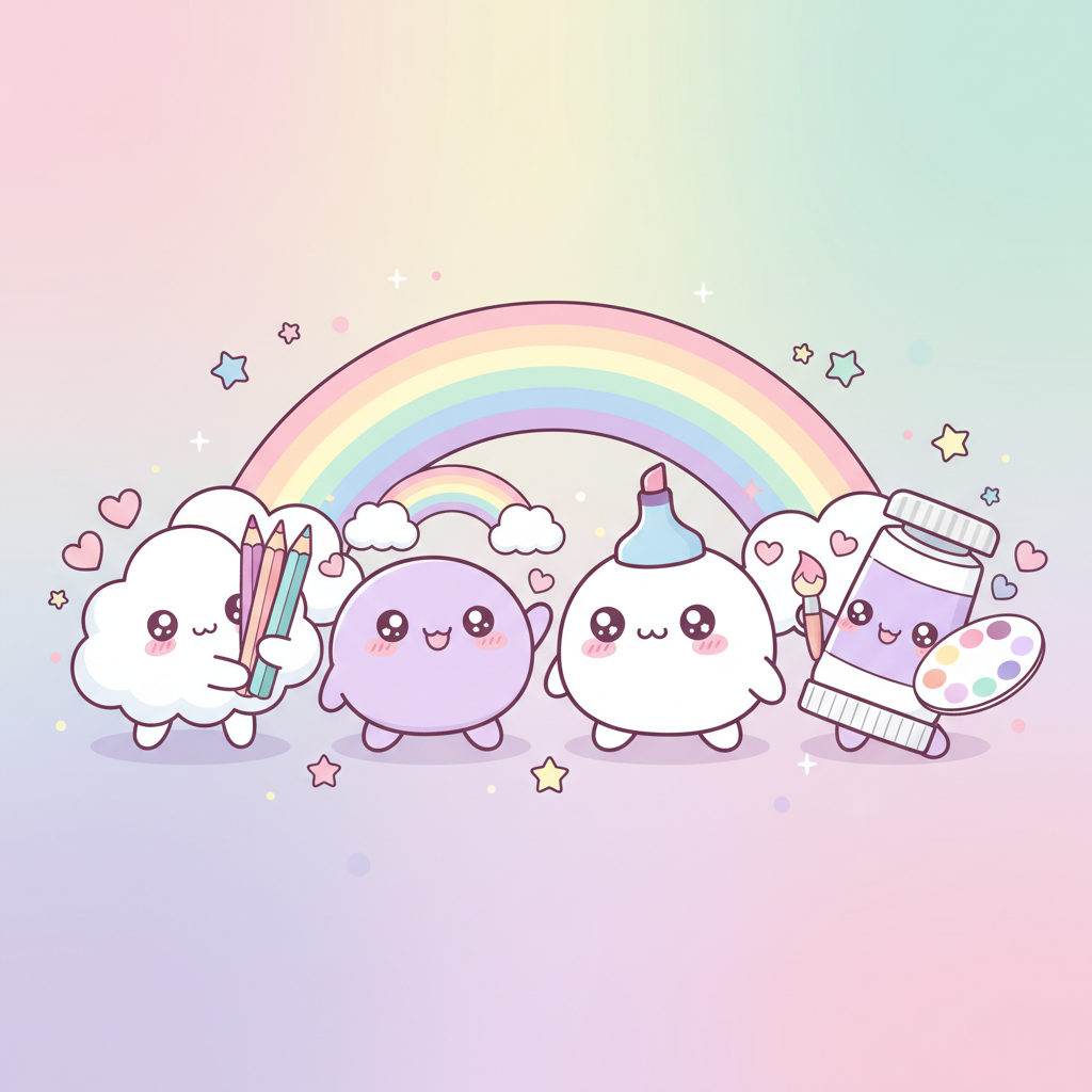 Kawaii Malmaterial: Dein niedliches und erfolgreiches Set