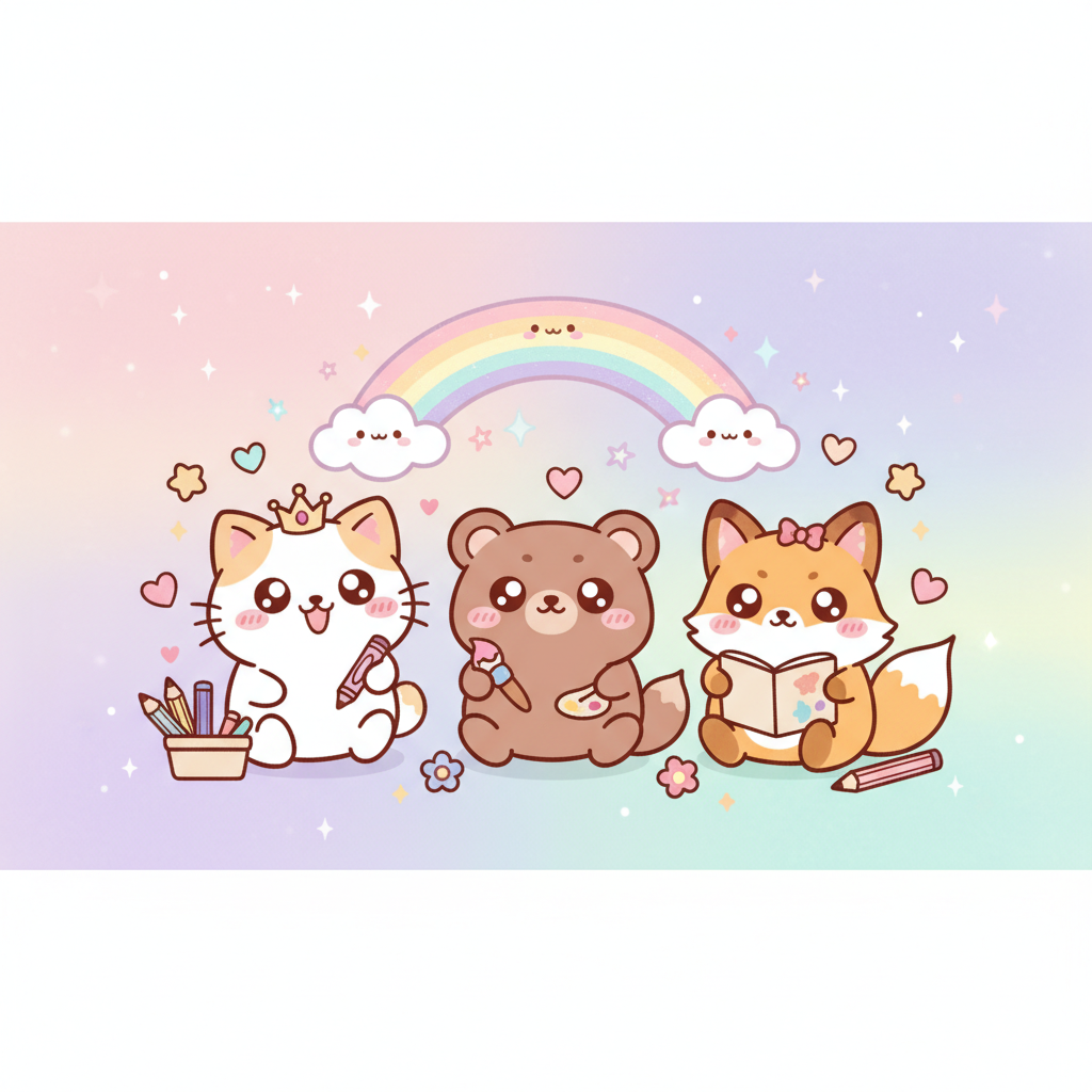 Animais Kawaii para Desenhar: O Guia Definitivo Passo a Passo