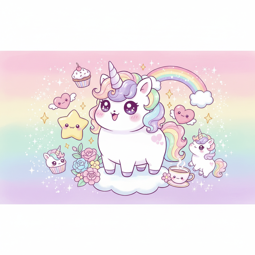 Coloriage Licorne Kawaii : Le Guide Ultime Tout Mignon