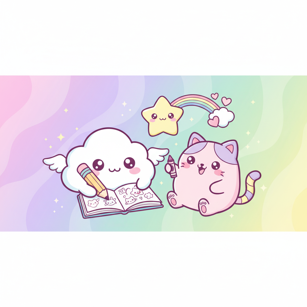 Coloriage Kawaii Bien-Être : Boostez Votre Humeur !