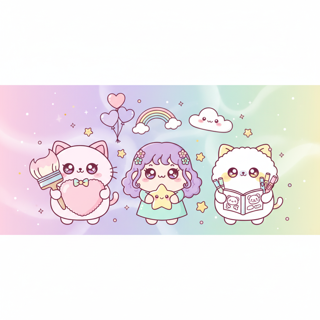 Dibujar Kawaii Fácil: La Guía Definitiva para Principiantes Adorables