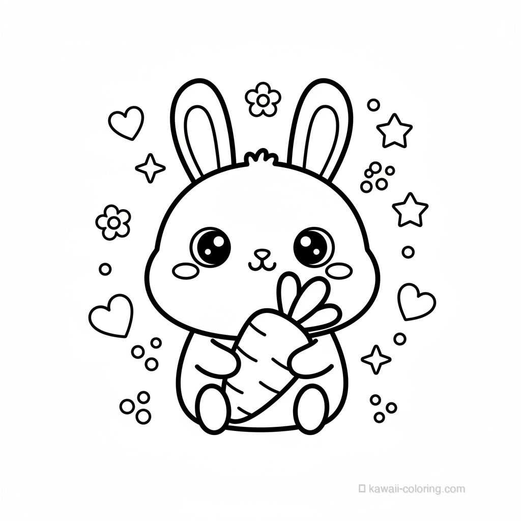 Lapin Kawaii avec Carotte #6