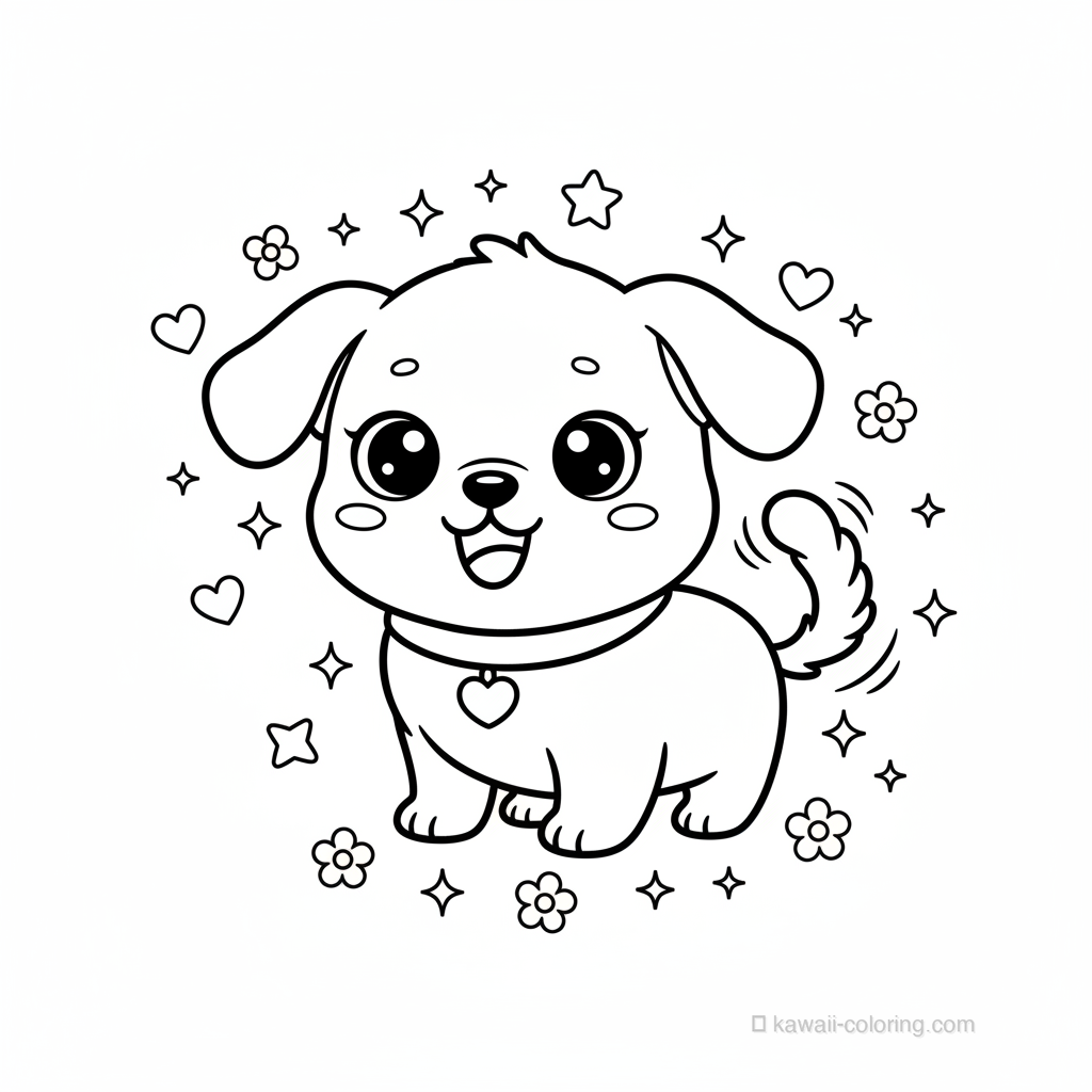 Chiot Kawaii Joyeux #9