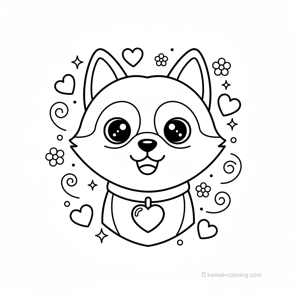 Husky Kawaii Amoureux #17