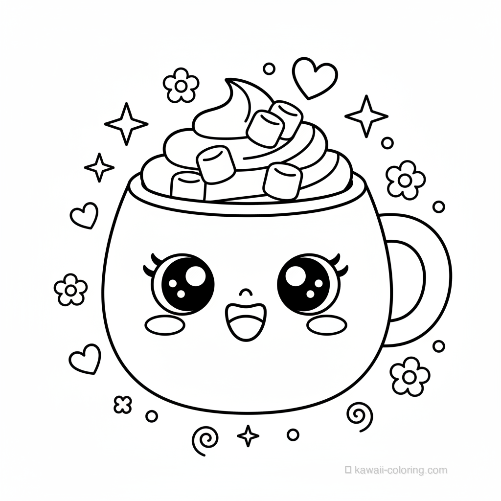 Kawaii Hot Chocolate #14