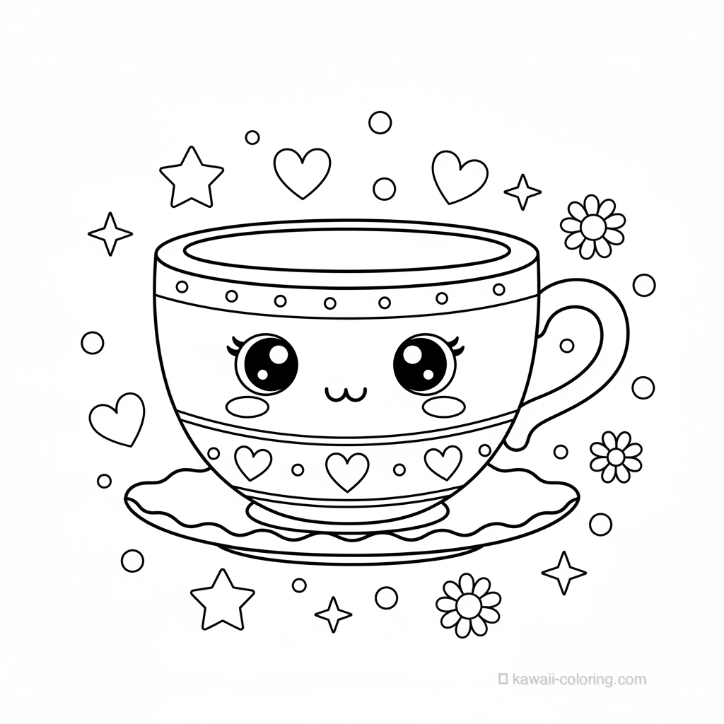 Kawaii Tea Cup #12