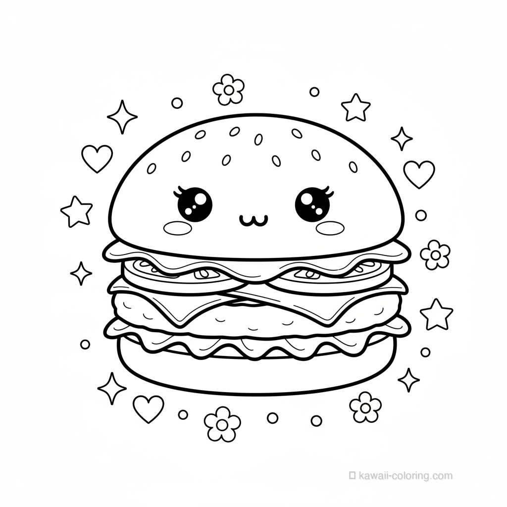 Kawaii Hamburger #20
