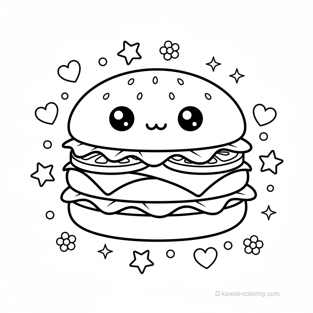 Hamburger Kawaii #1