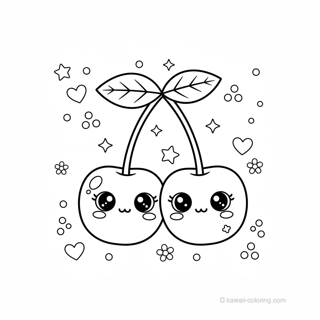 Cerises Kawaii Jumelles #9