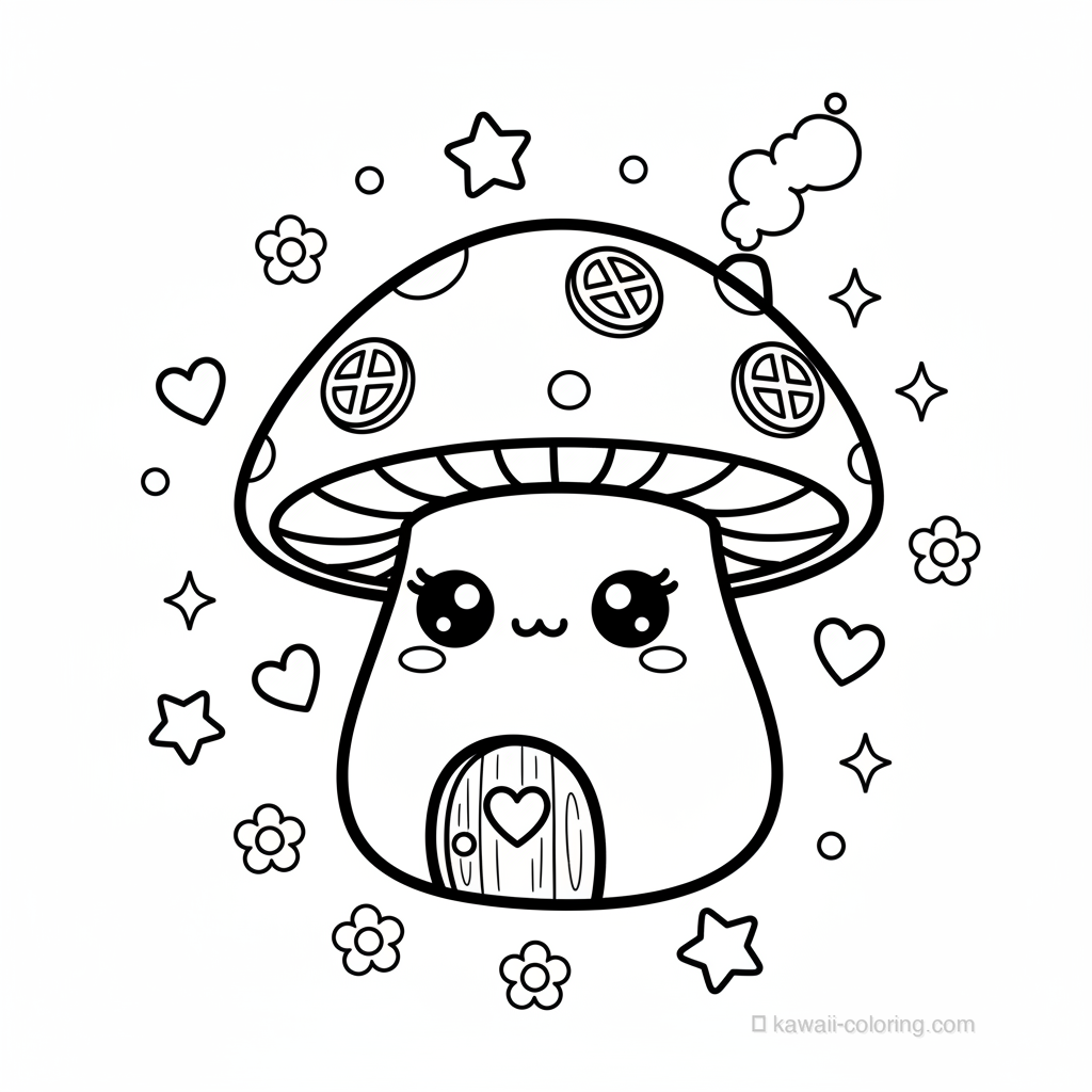 Maison Champignon Kawaii #6