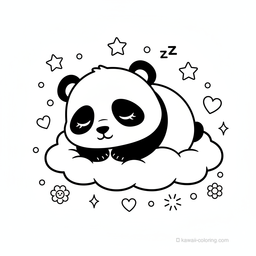 Panda Chibi Endormi #18