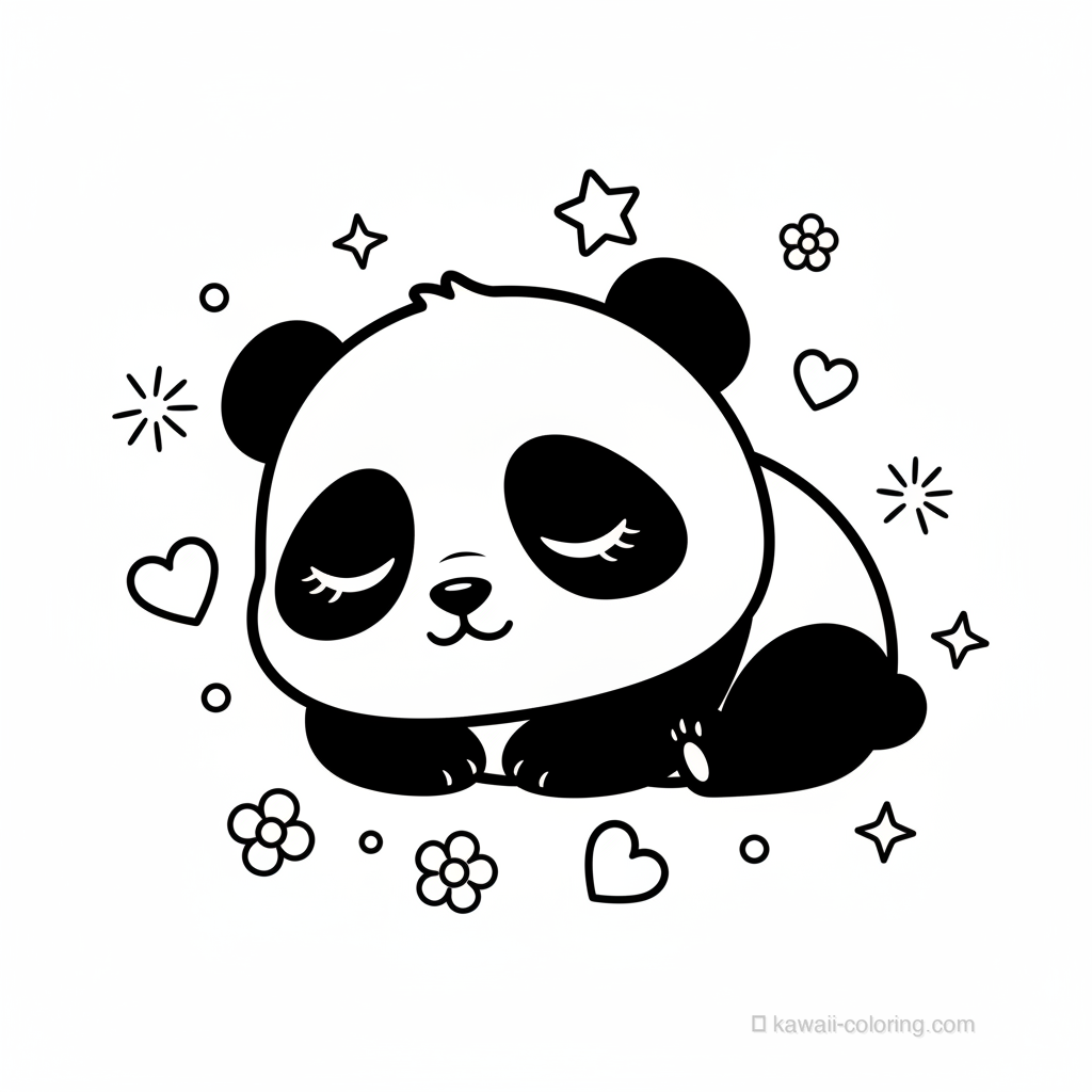 Panda Chibi Endormi #10