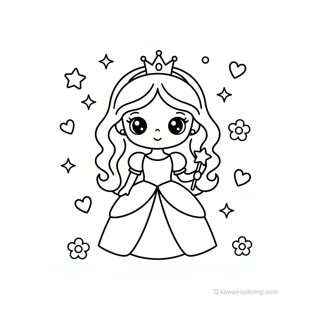 Princesse Conte de Fées Kawaii #1