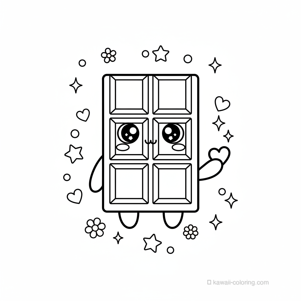 Kawaii Sweets Ausmalbild #14