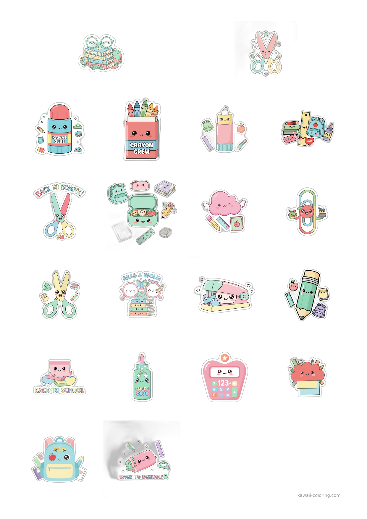 Stickers Kawaii Imprimer Gratuit PDF Planches Autocollants Mignons Stickers Kawaii Imprimer Gratuit PDF Planches Autocollants Mignons